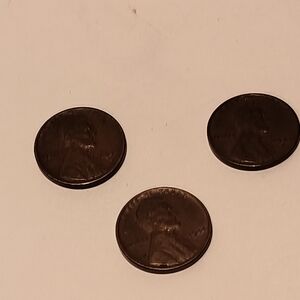 Set of Three Vintage Pennys 2 1944s One 1944